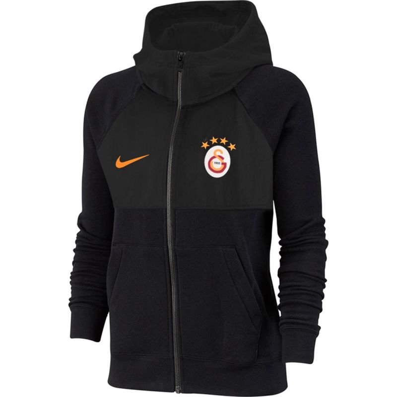 Nike Sportswear Kapuzenpullover mit durchgehendem Reißverschluss für Kinder, Schwarz DA1686 010 L