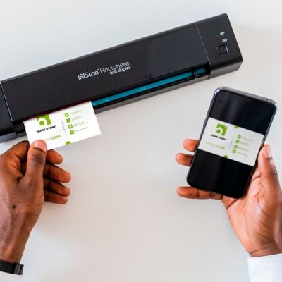 6. IRIS IRIScan Anywhere 6 WLAN-Duplex-Handscanner 1200 x 1200 dpi A4 Schwarz
