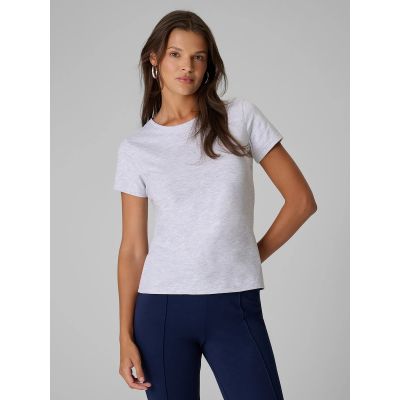 Schmal geschnittenes, einfarbiges Damen-T-Shirt 4F 4FRMM00TTSHF3619-27M