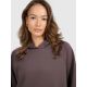 4. Damen-Sweatshirt mit Kapuze, offen, 4F 4FRAW25TSWSF2775-82S