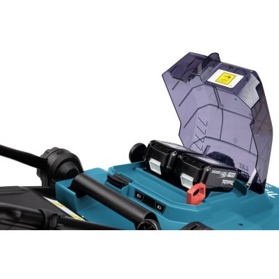 3. Makita DLM382PM2 Rasenmäher-Akku Schwarz, Blau
