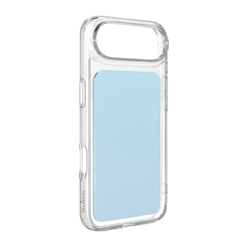 Puro Plate Mag Case für iPhone 17 Air, kompatibel mit MagSafe – Hellblau