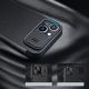 9. Nillkin Qin Cloth Pro Case Schutzhülle für iPhone 14 Plus, Kamera-Abdeckung, Holster-Abdeckung, Klapphülle, Grau