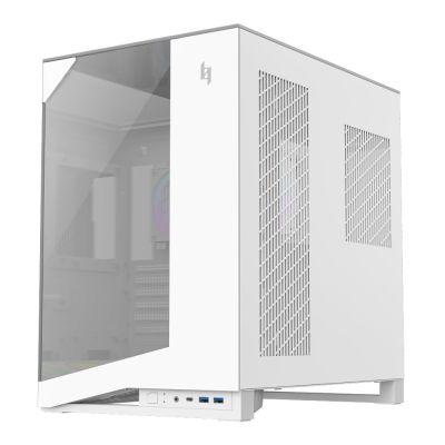 12. GameMax NEX C56 VC WH Midi-Tower-Computer-Sicherheits- und Halterungssystem, Weiß