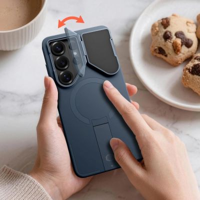 5. Tech-Protect Kevlar Aura MagSafe Hülle für Samsung Galaxy S26 Ultra – Marineblau