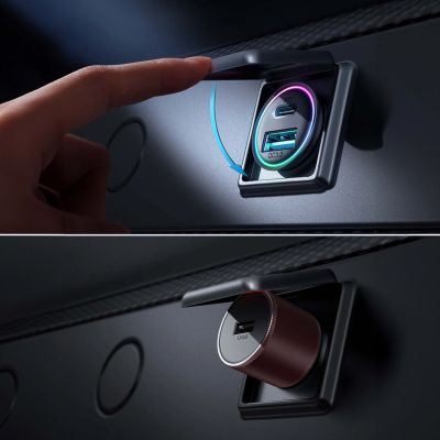 9. Joyroom JR-CCN04 60W USB-A USB-C Mini-Ladegerät – Schwarz