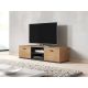 TV-Schrank SOHO 140 Lefkas Eiche + Schwarz