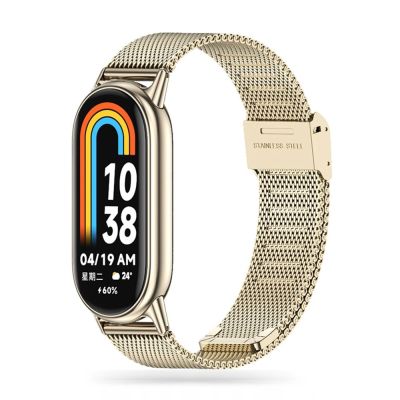 Tech-Protect MilaneseBand Armband für Xiaomi Smart Band 8 / 8 NFC – Beige