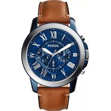 FOSSIL Grant Herrenuhr aus Leder FS5151 + Box