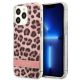 Guess GUHCP13LHSLEOP iPhone 13 Pro / 13 6.1" pink/pink Hardcase Leopard