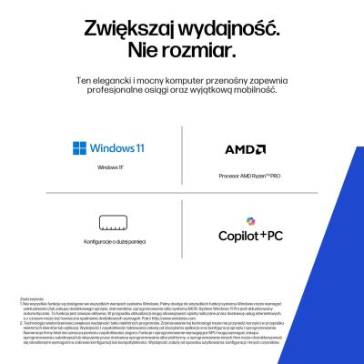 4. HP ZBook 8 G1ak 14 Ryzen AI 7 PRO 350 14,0" WUXGA IPS 400 Nits LBL AG 32 GB DDR5 5600 SSD 1 TB Radeon 860M Kamera IR 5 MPx 62 Wh Windows 11 Pro 3 Jahre Vor-Ort-Service