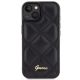 3. Guess Quilted Metal Logo Hülle für iPhone 15 – Schwarz