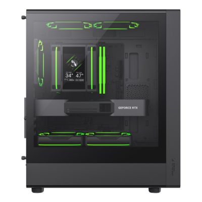 7. GameMax AERIS 330 MB Mini-Tower Schwarz