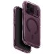 Uniq LifePro Xtreme Magclick Ladehülle für iPhone 18 Pro / 17 Pro – Transparentes Burgunderrot