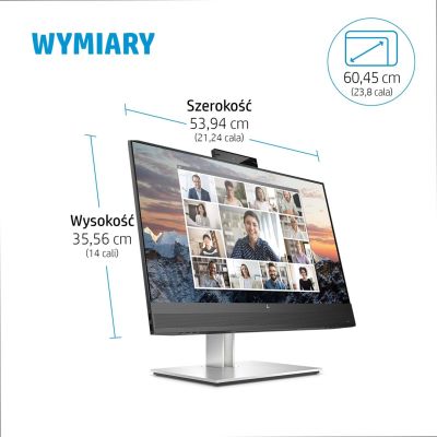 22. HP LED-MONITOR 23,8 Zoll E24M G4 (40Z32AA)
