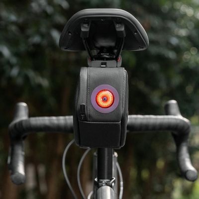 10. Rockbros C61 Hartschalen-Satteltasche für Lampe