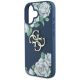 6. Guess Grained Roses Big 4G Logo Hülle für iPhone 16 - Blau
