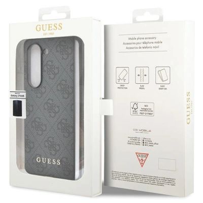 13. Guess GUHCZFD5GF4GGR F946 Z Fold5 grau/graues Hardcase 4G Charms Collection