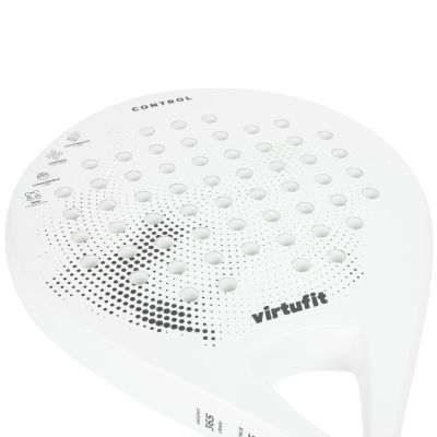 4. VIRTUFIT PADEL CONTROL SCHLÄGER - WEISS UND SCHWARZ