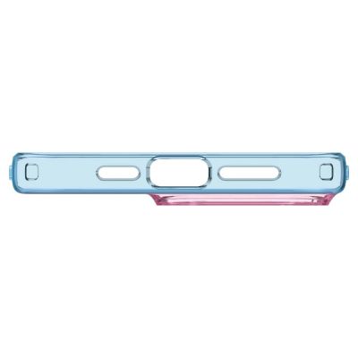 4. Spigen Liquid Crystal Hülle für iPhone 15 Pro – Rosa und Blau