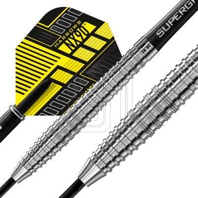 9. Harrows NX-90 Dartpfeile 90 % NX-90 mit Stahlspitze