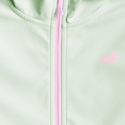 6. Softshelljacke für Mädchen 4F F478 mint 4FJWSS26TSOFF478 47S