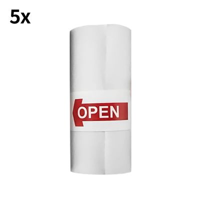 HURC10N5 Rollen für Thermodrucker mit Kamera HURC10/ Wozinsky WDT-01 - Weiß (5 Stück)