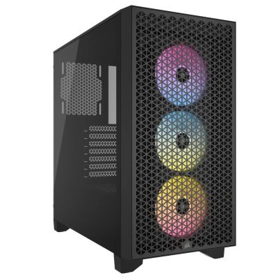 Corsair 3000D RGB AIRFLOW Schwarzes Gehäuse
