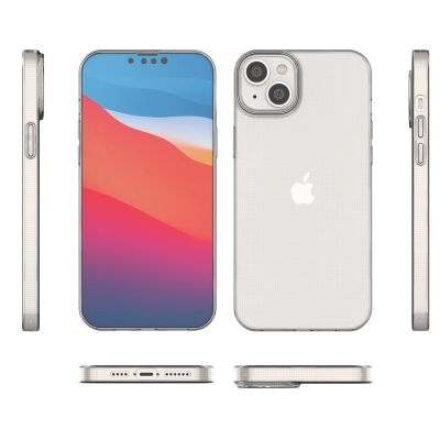 3. Gelhülle für Ultra Clear 0.5mm iPhone 14 Max transparent