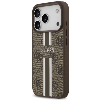 2. Guess 4G MagSafe-Hülle mit Printstreifen für iPhone 17 Pro – braun