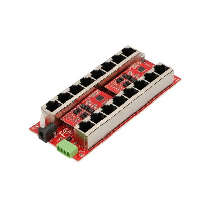 8. Extralink Gigabit PoE Injector 8 Port Active, 8 Gigabit 802.3at/af Ports, Modus A