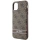 6. Guess GUHCN61P4SNW iPhone 11 / Xr braun/braunes Hardcase 4G Stripe