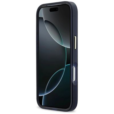 5. Karl Lagerfeld IML Choupettes Karl Script Logo MagSafe Hülle für iPhone 17 Pro Max - Blau