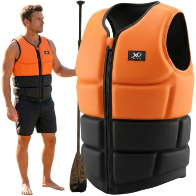 8. Neopren-SUP-Weste XQMAX RM Orange/Schwarz