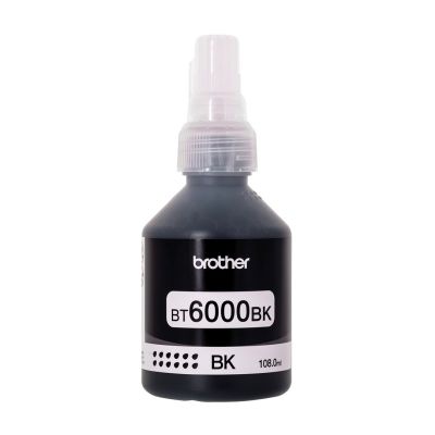 4. Brother schwarze Tintenpatrone BT6000BK = BT-6000BK, 6000 Seiten