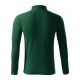 3. Malfini Pique Polo LS M MLI-221D3 dunkelgrünes Poloshirt
