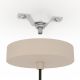 3. EGLO ROMAZZINA Hängeleuchte, 1 x E27, max. 40 W, beige