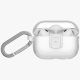 2. Uniq Glase Pro Schutzhülle für AirPods Pro 3 mit Schlossfunktion – Transparent