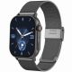 2. Smartwatch Gravity GT15-4 mit blauem Silikonarmband + Titanarmband