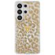 3. Guess IML Leopard Print Dreieckige MagSafe Hülle für Samsung Galaxy S26 Ultra - Braun