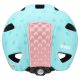 5. Uvex Oyo Style Blumenmuster, cyan matt, Kinderfahrradhelm 50-54
