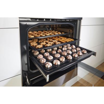 24. GORENJE GECS6B70CLI Retro-Elektroherd 60 cm | ExtraDampfgarfunktion | Heißluftfrittierfunktion | Gefrorenes Backen | Sahne