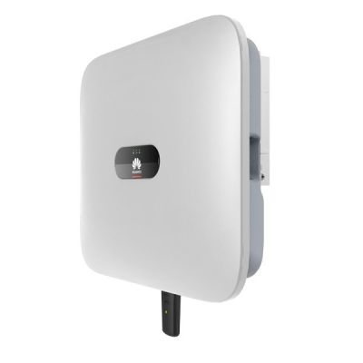 Huawei FusionSolar Wechselrichter // 3-phasig, 2-MPPT Hochstrom, integrierte Kommunikation (RS485, WLAN über Smart Dongle), DC-Trennschalter, 4 kW/4,4 kVA, AC- und DC-seitige Überspannungsableiter Typ II, Batterieladeschnittstelle, Optimierungsunterstützung