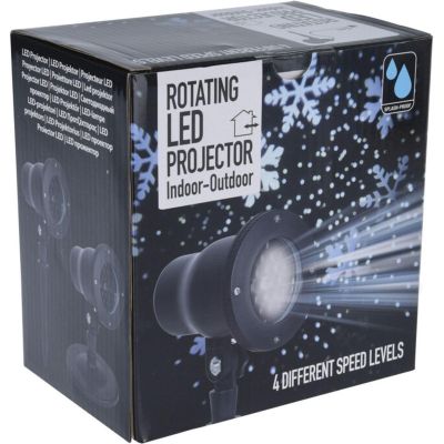 10. LED-Projektor Schneesturm