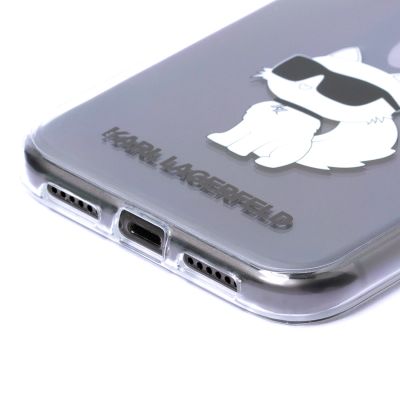 4. Karl Lagerfeld Ikonik Choupette Hülle für iPhone 11 / Xr - Transparent