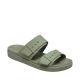 2. Crocs Brooklyn Buckle Low Damen-Sandalen Grün 211215 3BX