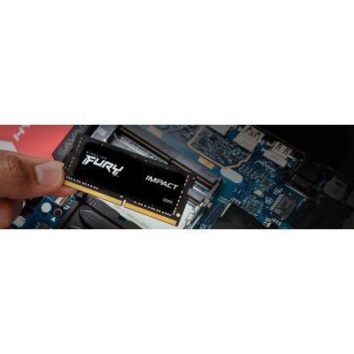 9. Kingston 32 GB 3200 MHz DDR4 CL20 SODIMM FURY Impact KF432S20IB/32