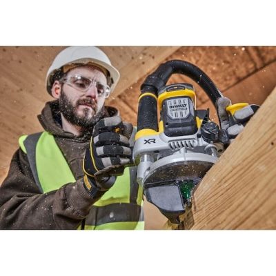 5. DeWALT DCW620NT-XJ Oberfräse/Rasentrimmer, Schwarz/Gelb, 23000 U/min