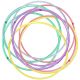 6. HULA-HOP 80CM MIX COLOR SET OF 20PCS