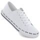 7. Big Star W FF274024 durchbrochene niedrige Sneakers weiß